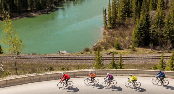 Jasper to Banff bike tour