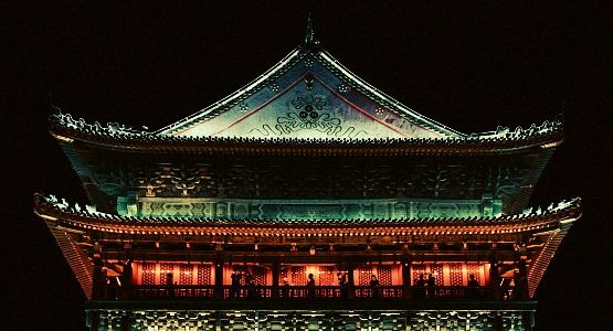 Beautiful architecture at Xi'an