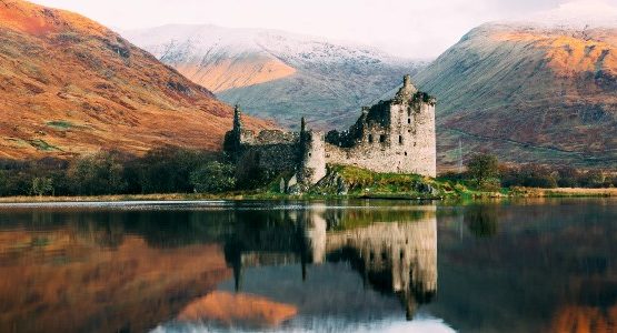 Castle at Scottish Highlands