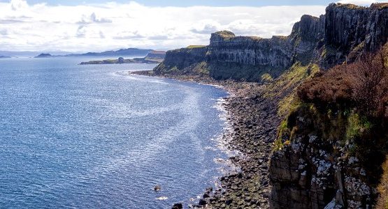 Rocky shores of Scottish Isles