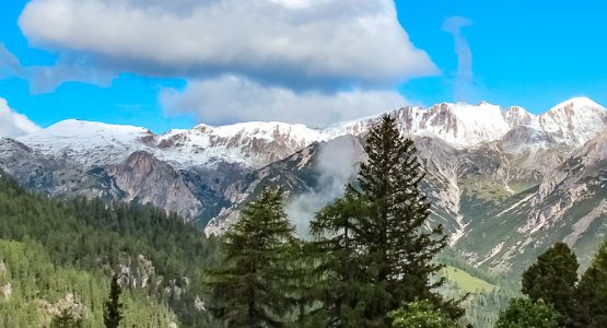 Panoramic view from Dolomites Walking Tour in Alto Adige Tour