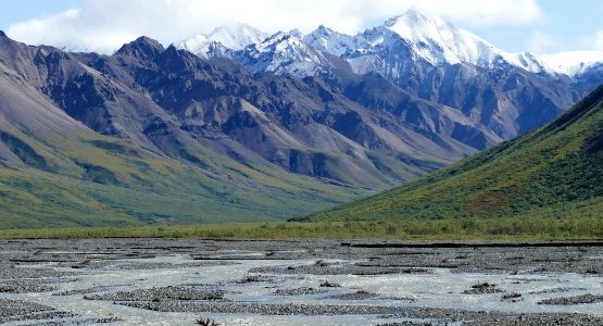 Beautiful valley in Alaska
