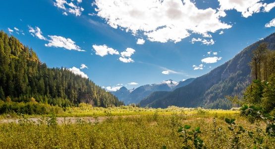 Beautiful valley in British Columbia