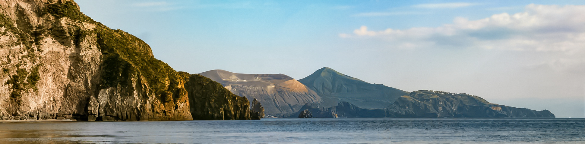 Panoramic view from Sailing and Hiking in the Aeolian Islands