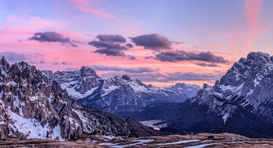 Panoramic view from Self-Guided Hiking in the Dolomites