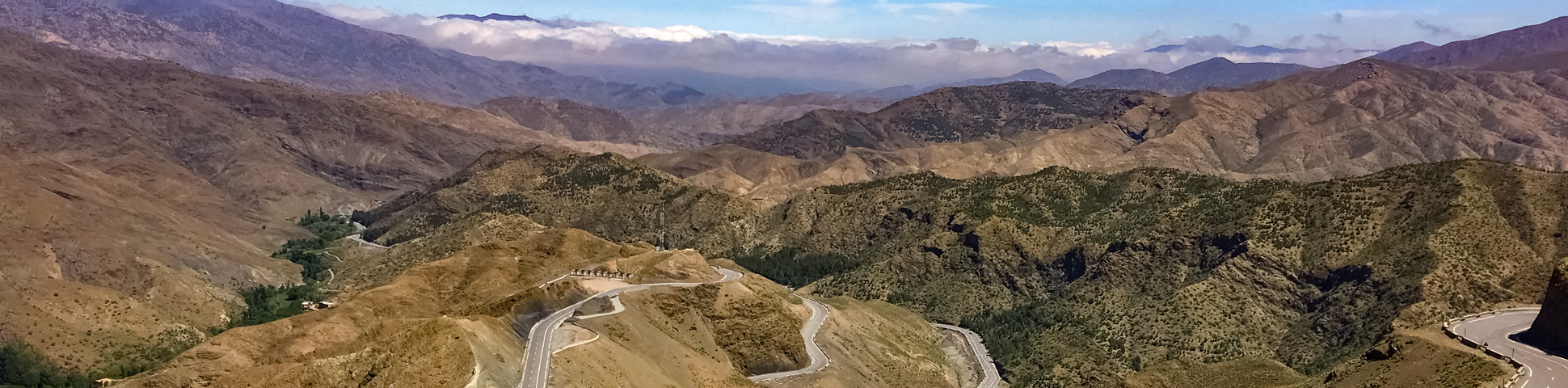 Panoramic views from Atlas Valley Trek