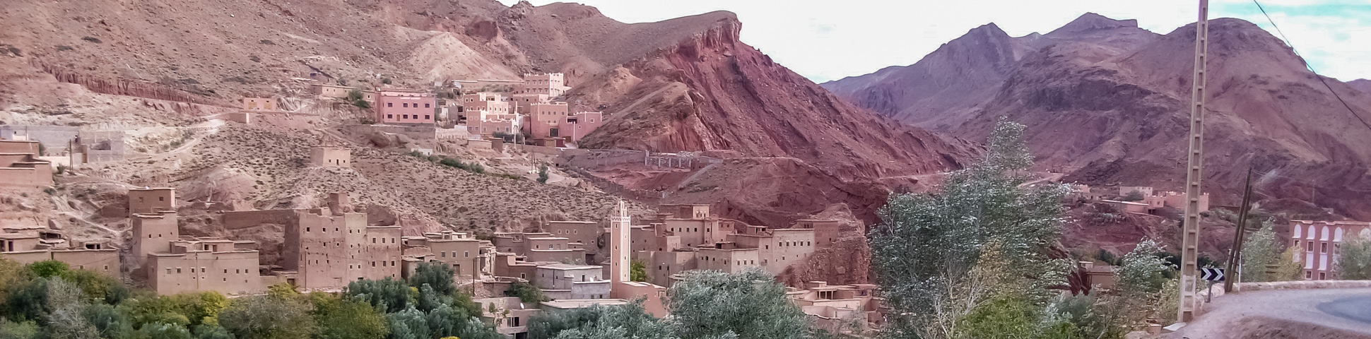 Panoramic view from Atlas Valley Trek & Sahara Desert Tour