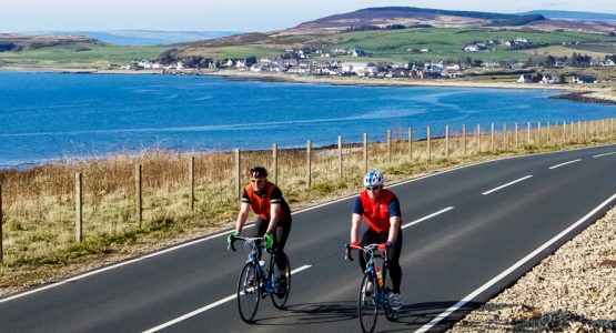 Panoramic views on Arran, Islay, and Jura Road Cycling Tour