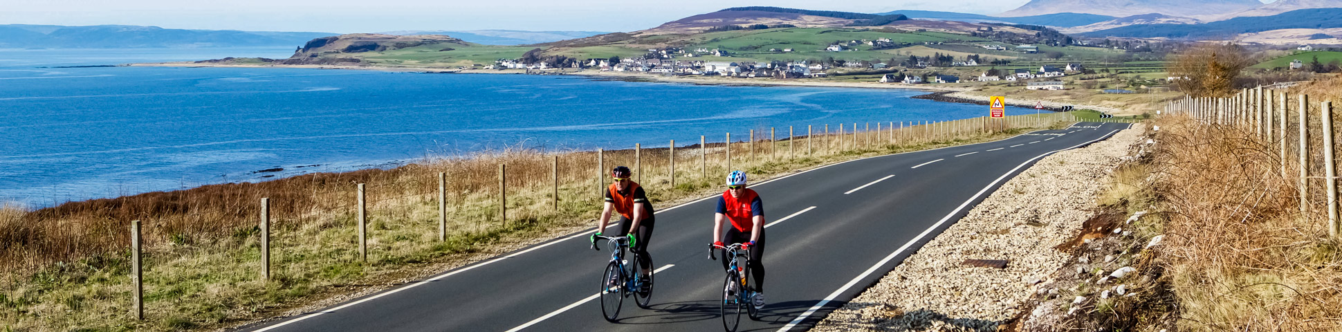 Panoramic views on Arran, Islay, and Jura Road Cycling Tour