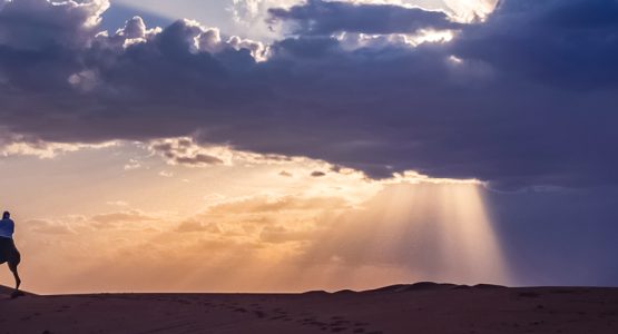 Panoramic view from Erg Chigaga Guided Tour on Camels