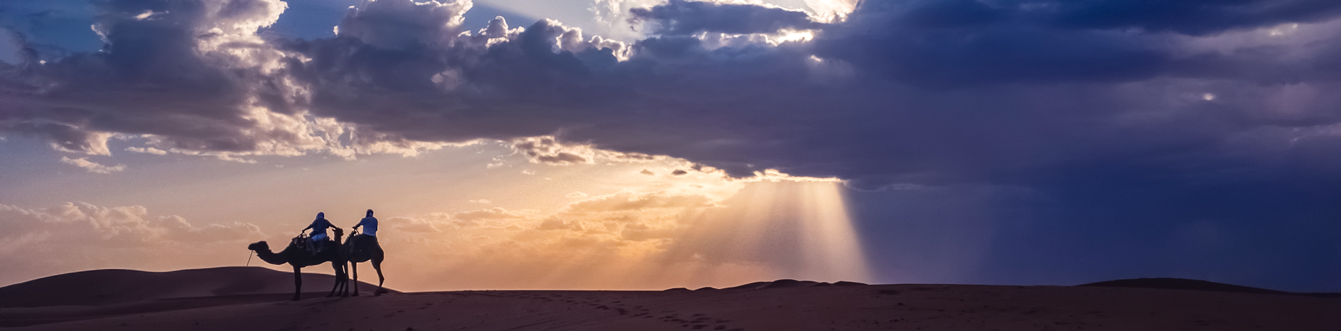 Panoramic view from Erg Chigaga Guided Tour on Camels