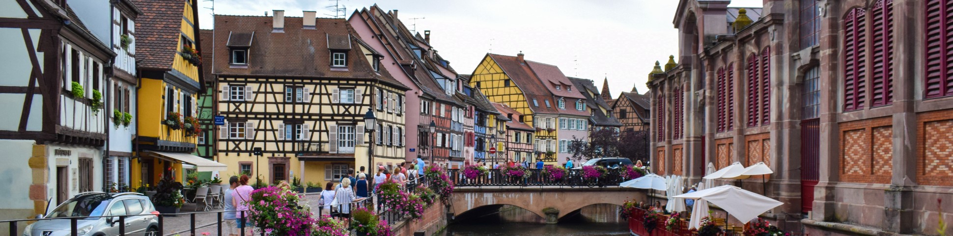 Beautiful village in Alsace-Lorraine region