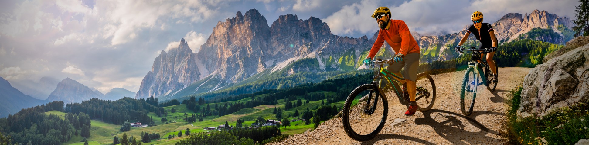 Ebike riding in Italy