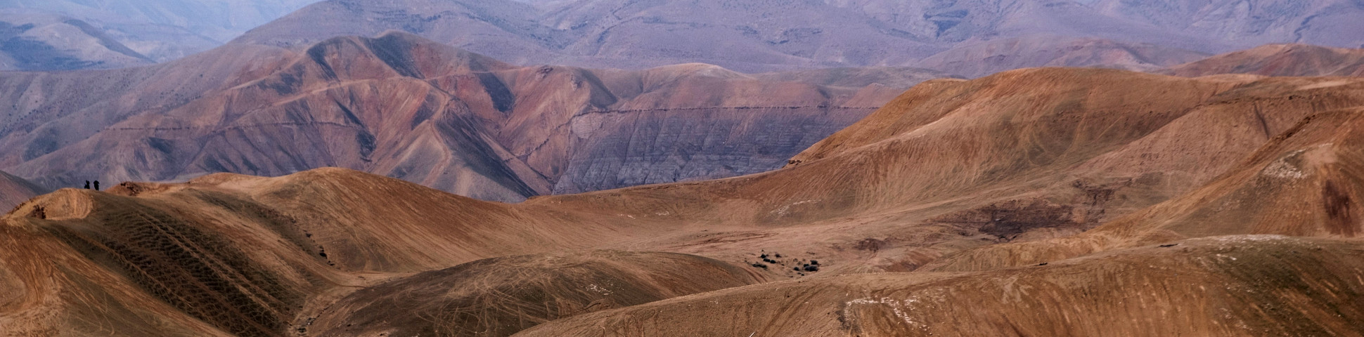 Panoramic view of the Judean Desert