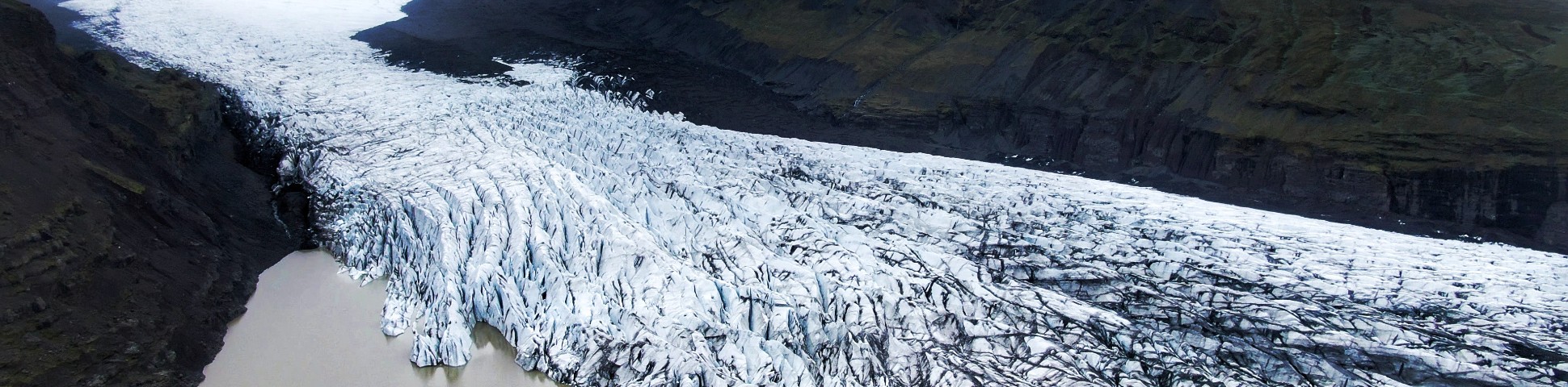 Vatnajokull Glacier view in Iceland