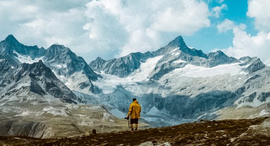 Panoramic view from Haute Route to Zermatt Highlights Trek