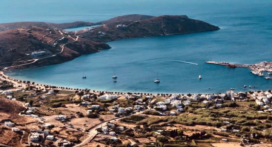 Beautiful cove at Serifos Island