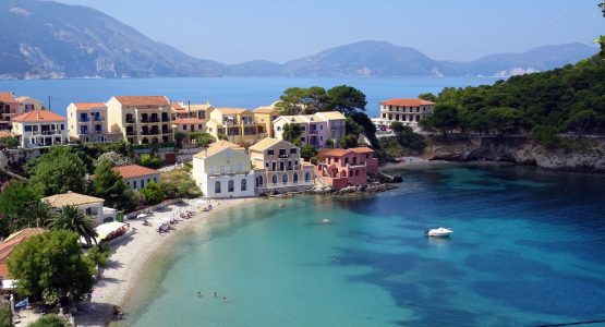Cephalonia island in Greece