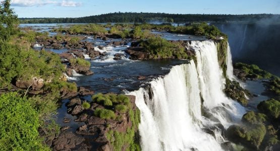 Iguazu falls in South America