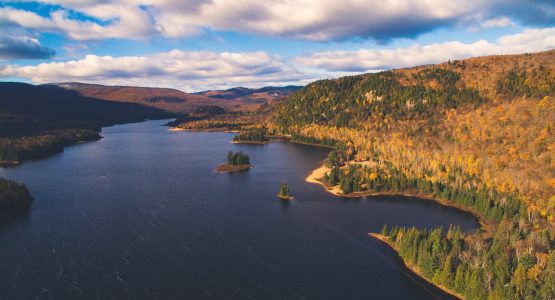Laurentian Mountains in Canada