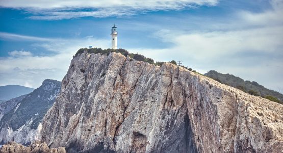 Lighthouse in one of Ionian Islands