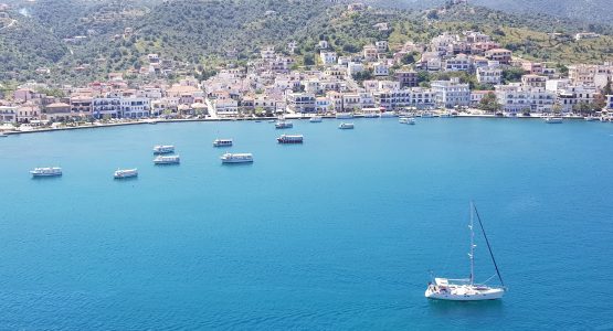 Poros island in Greece