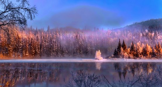 Winter in Quebec, Canada