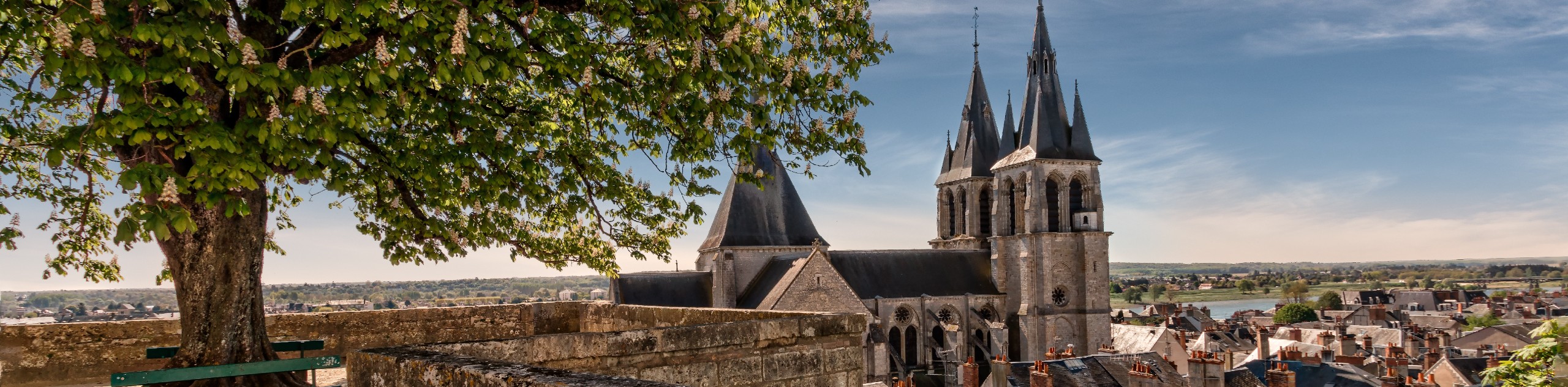 Beautiful town in Centre-Val de Loire (France)