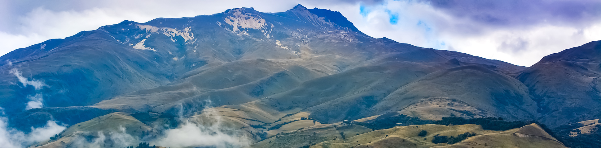 Panoramic views from Cross Country Cycling in Ecuadorian Andes Tour