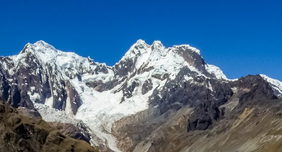 Panoramic view of Alpamayo Trek