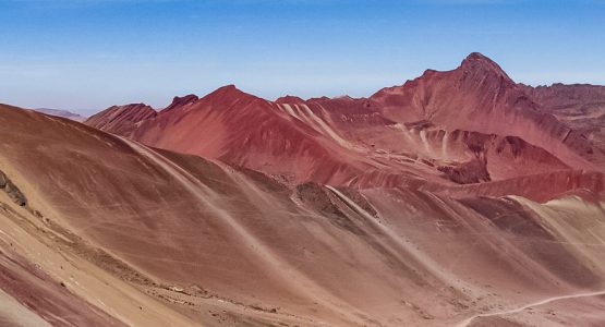 Panoramic view from Ausangate, Rainbow Mountain & Machu Picchu