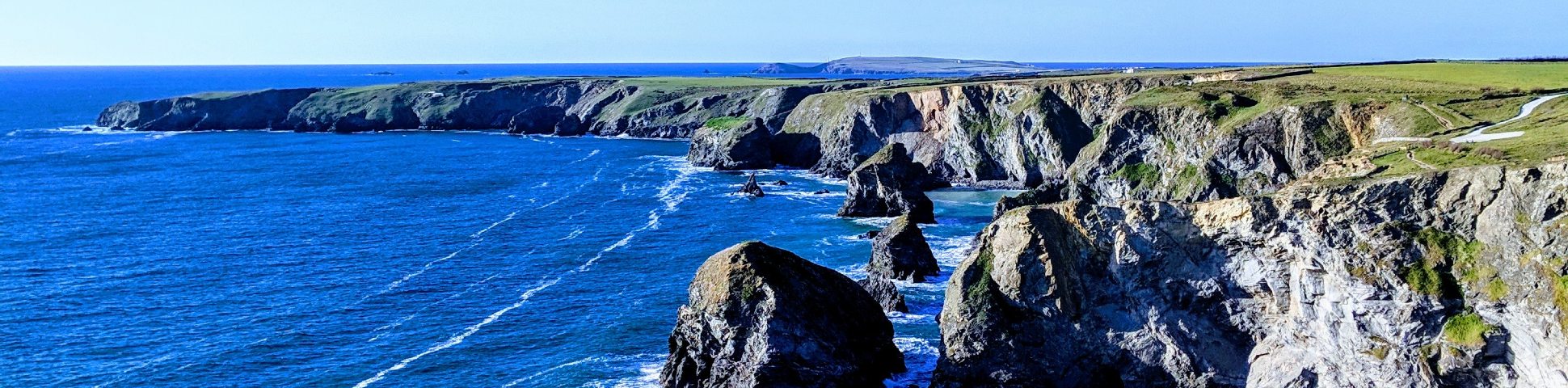 Rugged coastline of South West England