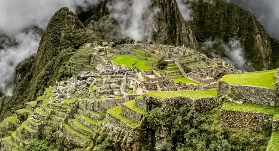 Panoramic view from Lares Trek including Machu Picchu Tour