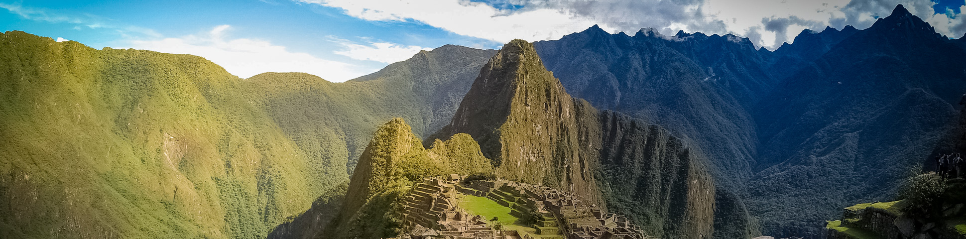 Panoramic view from Salkantay Trek to Machu Picchu