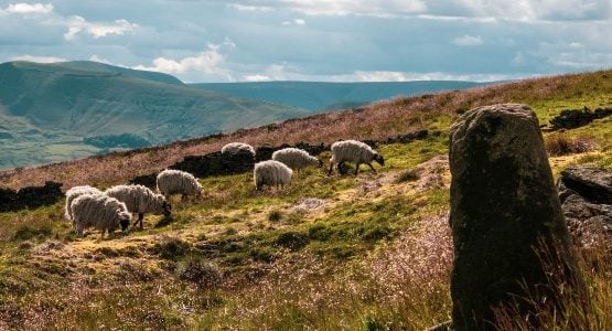 Peak District in England
