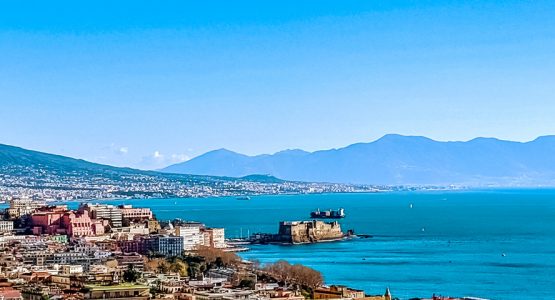 Panoramic views from Vesuvius, Amalfi & Naples Walking Tour