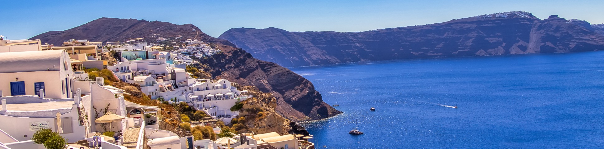 Santorini island in Greece