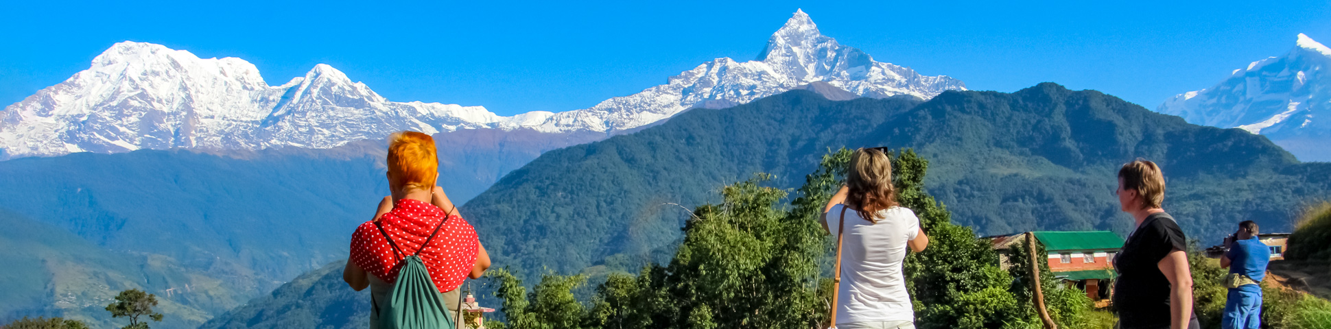 Panoramic view from Best of Nepal Family Tour
