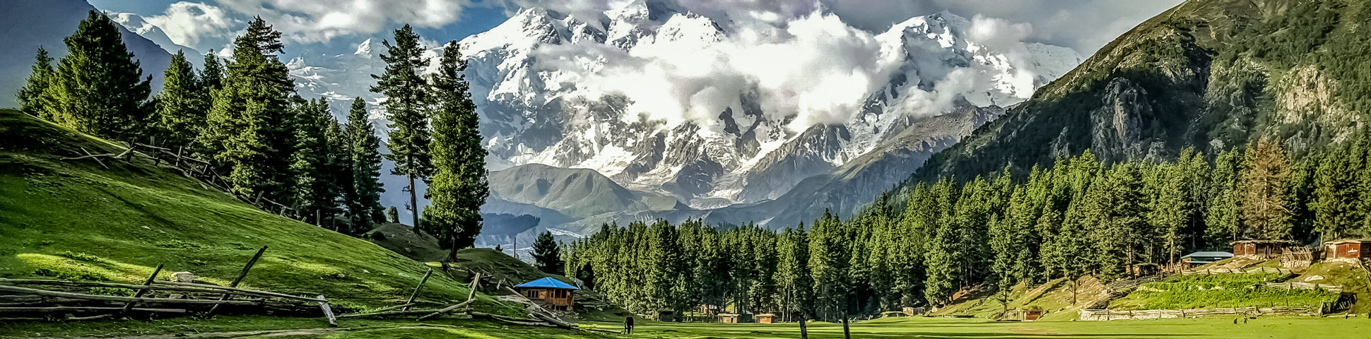 Panoramic views from Fairy Meadows and Nanga Parbat Base Camp Tour