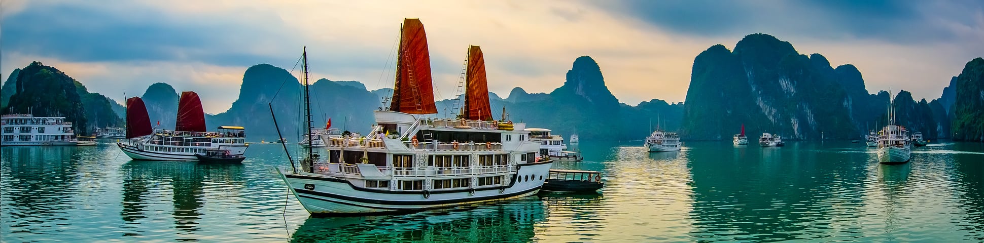 Panoramic view from Vietnam Adventure Tour