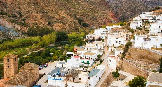 Alpujarras village in Spain