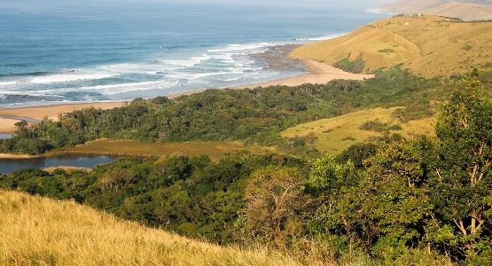 Beautiful seashore at Eastern Cape