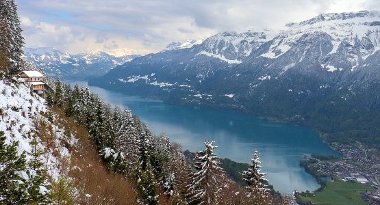Beautiful view of Interlaken in Switzerland