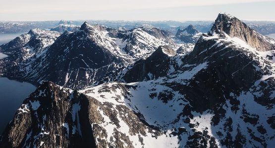 Mountains in Greenland