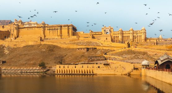 Bewautiful fortress at Rajasthan