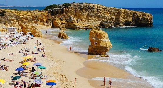Beach in Southern Portugal
