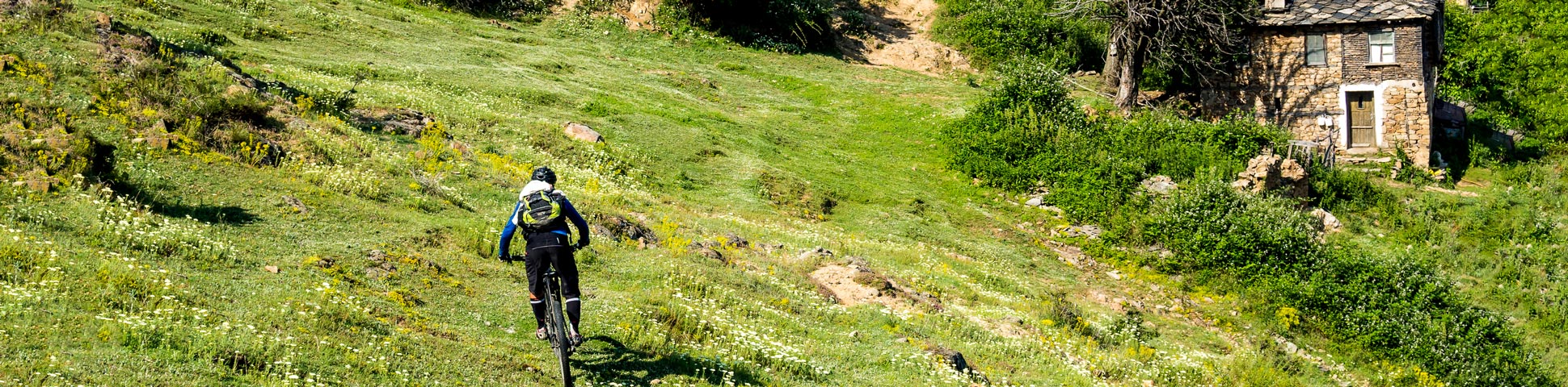 Panoramic view from Cycling Tour in Rhodope Mountains