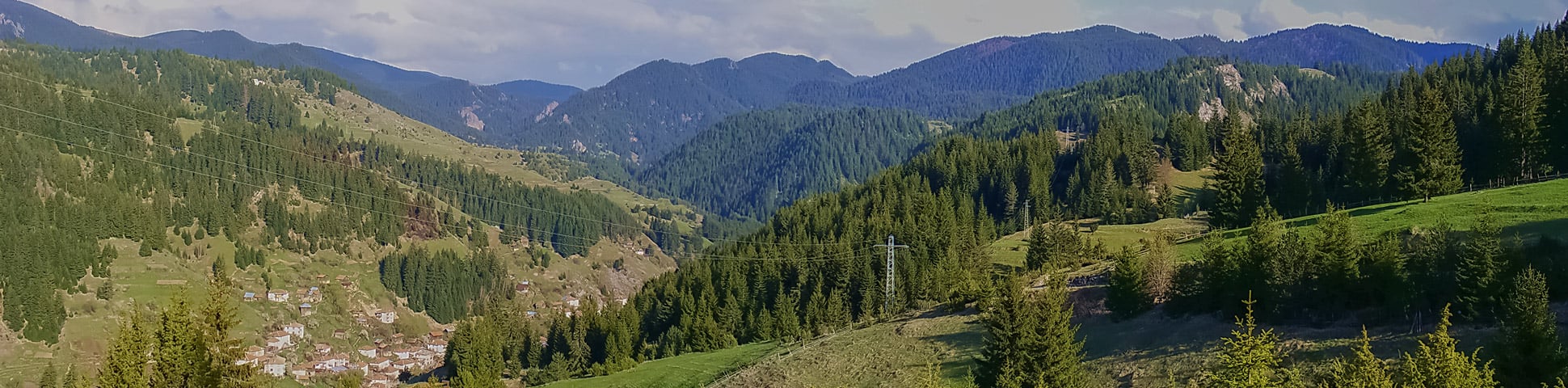 Panoramic views from Rhodope Mountain Biking Tour