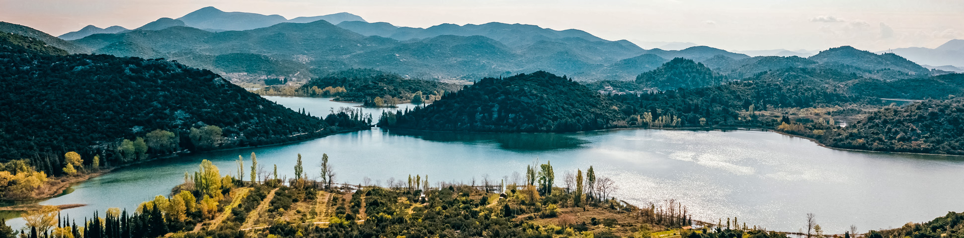 Panoramic view from Croatia Trekking Tour from Split to Dubrovnik