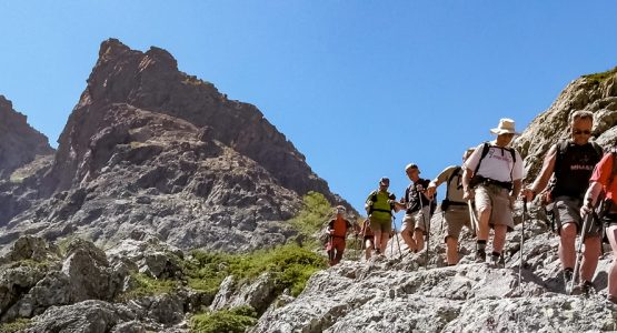 Panoramic view from GR20 North Trek